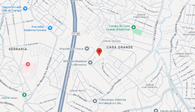 Apartamento 45,73m²- Casa Grande, Diadema/SP