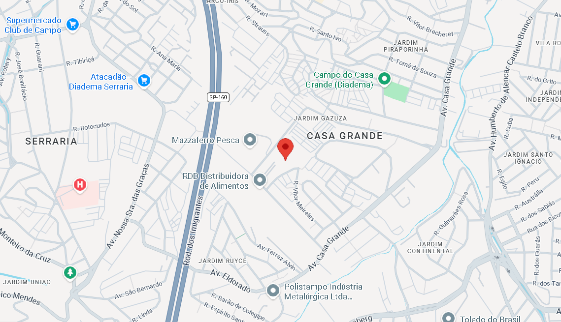 Apartamento 45,73m²- Casa Grande, Diadema/SP