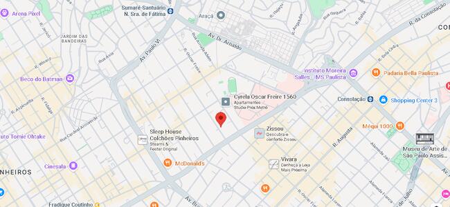 Apartamento 33,50m²- Pinheiros, São Paulo/SP