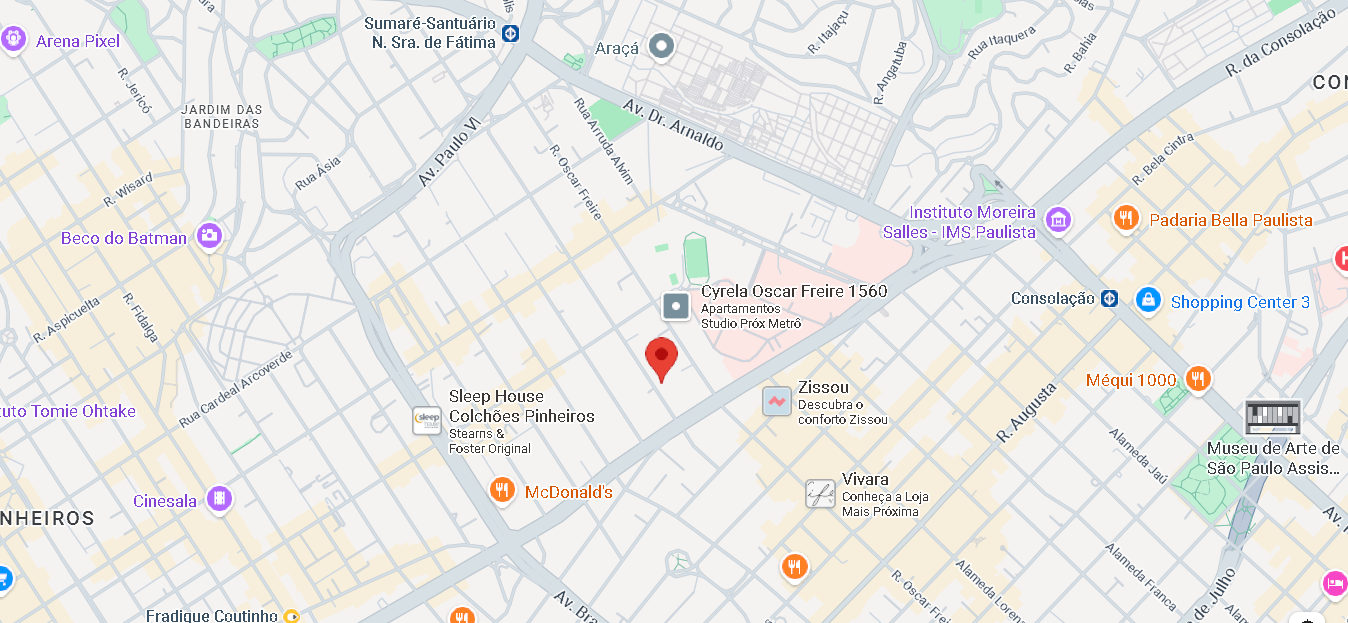 Apartamento 33,50m²- Pinheiros, São Paulo/SP