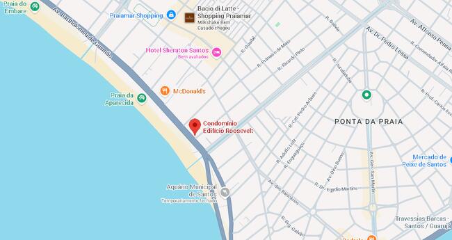 Apartamento 115,00m²- Aparecida, Santos/SP