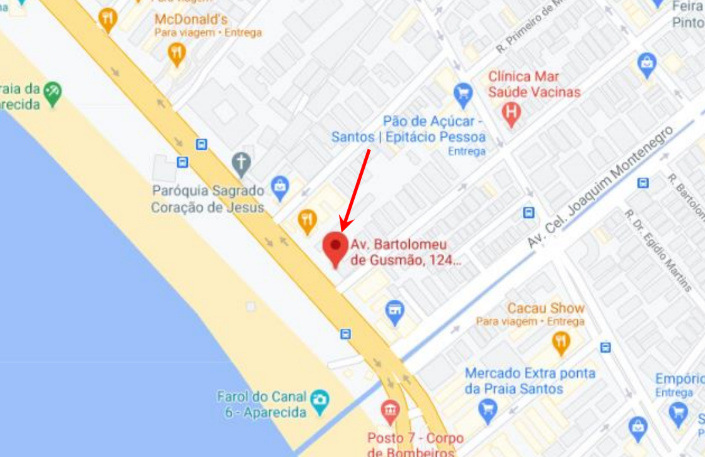 Apartamento 115,00m²- Aparecida, Santos/SP