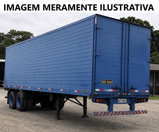 Veículo - Carreta/reboque, fechada, modelo Reb/ICAAP, Birigui/SP