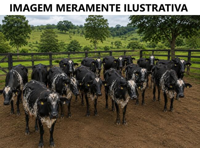 Animais - 15 vacas da raça Girolando, Bebedouro/SP