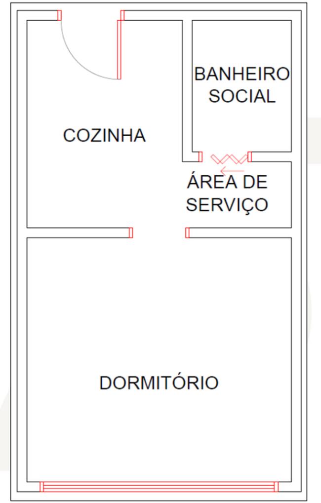 Apartamento 30,21m² - Boqueirão, Santos/SP