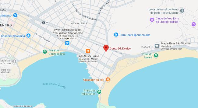 Apartamento 47,77m²- Itararé, São Vicente/SP