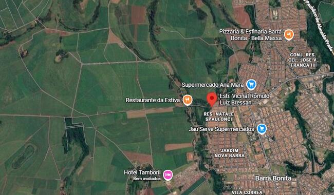 Terreno 769,00 m² - Estrada Vicinal,Barra Bonita/SP