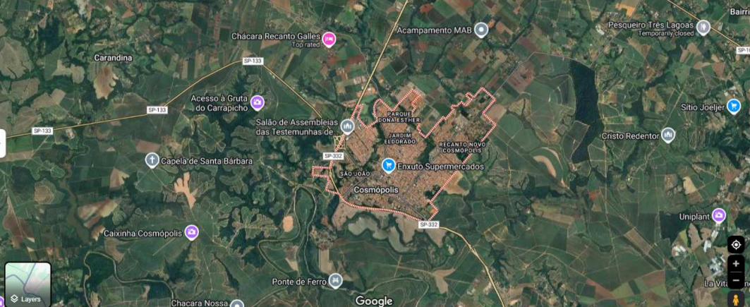 Gleba de Terras 21.753,20m² - Itapavussu, Cosmópolis/SP