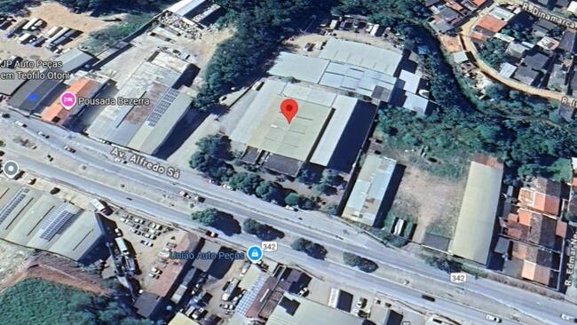 GALPÃO INDUSTRIAL | A.C. 1.486,52M² | A.T. 10.850M² | VILA RAMOS – TEÓFILO OTONI/MG R$ 3.400.000,00