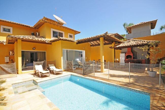 CASA PADRÃO LUXO | 04 SUÍTES | MOBILIADA | 215M² | COND. DEI FIORI - FERRADURA - BÚZIOS/RJ