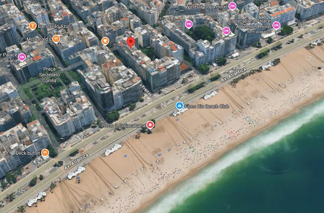 APARTAMENTO 38m² - COPABACANA - RIO DE JANEIRO